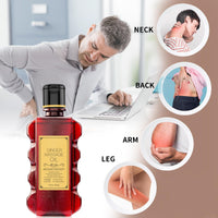 Massage Oil for Relaxing Ginger Clary Vetiver and Ylang-ylang Massage Oils Moisturizing Body Oil for Men and Women 8.8 fl.oz