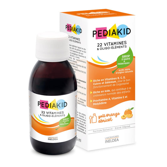 Pediakid 22 Vitamins and Trace Elements 125 ml of Ineldea