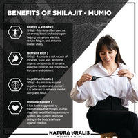 Natura Uralis Shilajit Mumio | Authentic Altai Shilajit Mumio, Naturally Formed, Organic Mineral Resin - Great Source of Minerals and Acids, Low Humidity, Very Hard