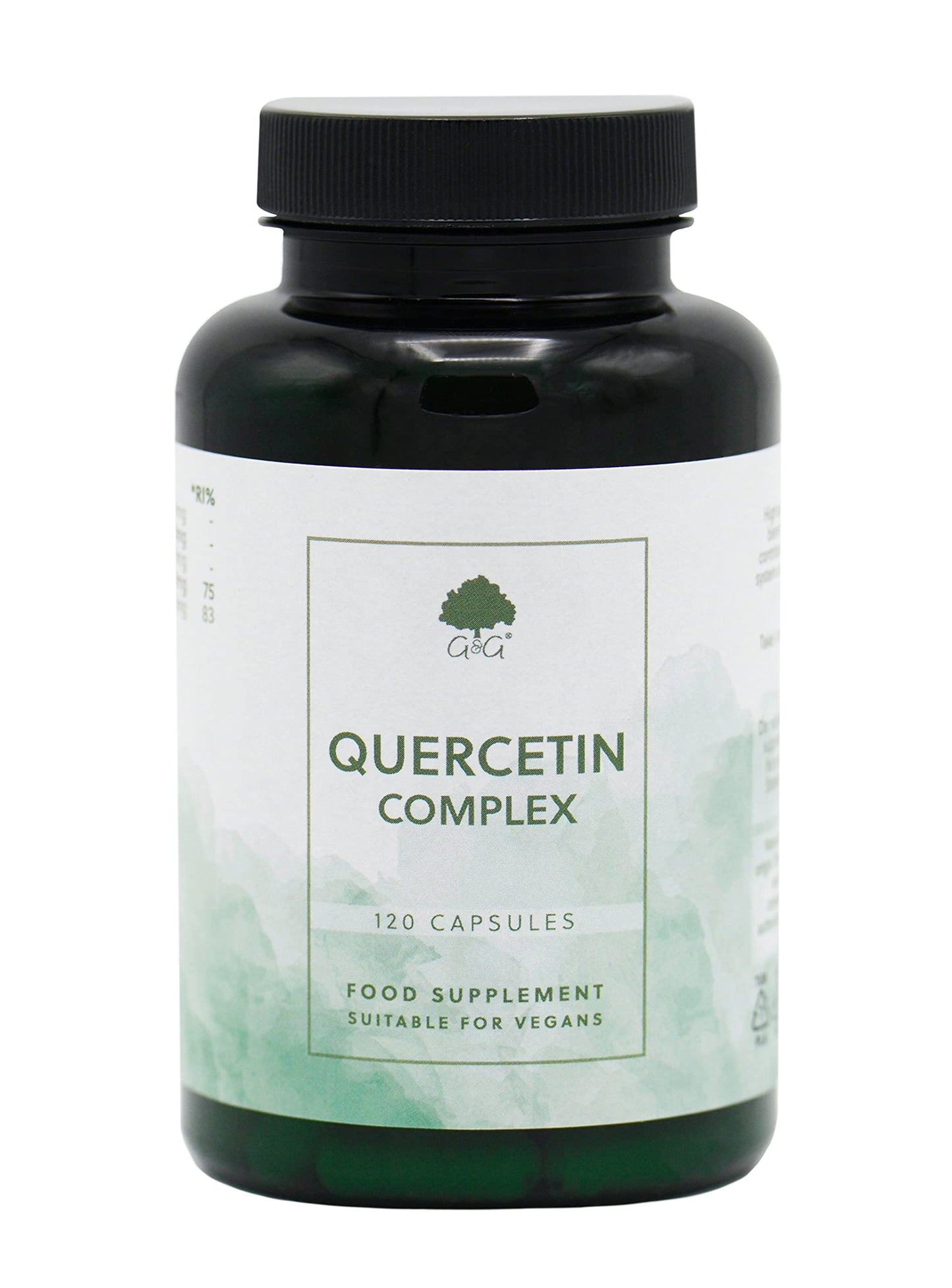 Quercetin Complex | 300 mg of Quercetin per Capsule | with Bromelain, Vitamin C, Vitamin B5 | 120 Vegan Capsules | G&G Vitamins