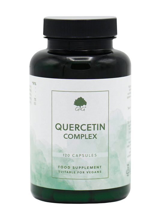 Quercetin Complex | 300 mg of Quercetin per Capsule | with Bromelain, Vitamin C, Vitamin B5 | 120 Vegan Capsules | G&G Vitamins