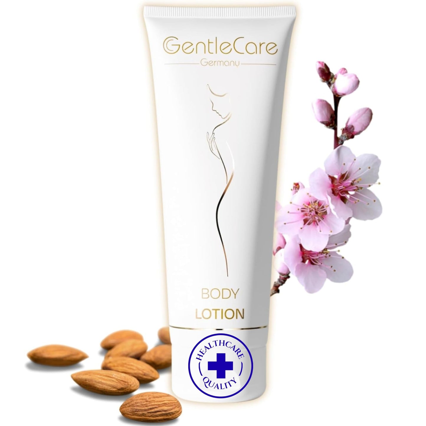 GentleCare Germany GentleCare Body Lotion Deep Hydration for Extra Dry Sensitive Skin With Calendula Extract, Panthenol Vitamin E - Fast Absorbing Formula 250ml