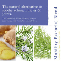 Absolute Aromas Mobility Bath & Massage Oil 100ml - Peppermint, Rosemary and Eucalyptus Pure Essential Oils in a Jojoba, Sweet Almond & Evening Primrose Base