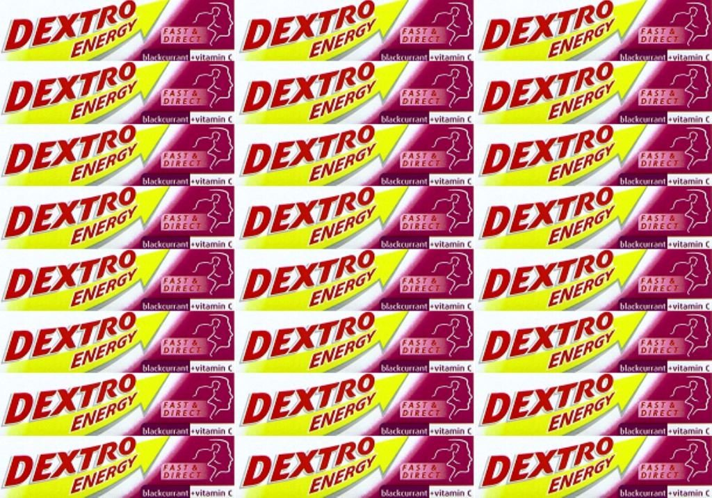 48 PACKS of Dextro Energy Blackcurrant 47g