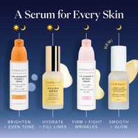 Farmacy Honey Glow 17% AHA & BHA Resurfacing Night Serum - Facial Serum with Hyaluronic Acid - Reduces Fine Lines & Pores (30ml)