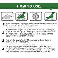 IDUCEN Foot Mask 5 Pack, (Tea Tree) Foot Peel Mask Callus Remover, Exfoliating Peeling Calluses Dead Skin, Callus Remover Foot Mask, Baby Soft Smooth Touch Feet-Men Women Exfoliating Foot Mask