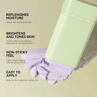 TBeautfave Skin Whitening Cream Stick for Body, Underarm Whitening Cream, Brightening Balm Stick with Niacinamide+Vitamin C, Skin Lightening Cream for Armpits/Knees/Elbows, Imorove Dullness, 28g