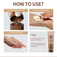AWHXJLY Intensive Tanning Gel, Daily Moisturizer for Sunless Tanner, Natural Tanning Accelerator Cream, Gradually Creates Flawless Natural Looking Color