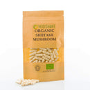 vegishake Organic Shiitake Mushroom HPMC Capsules polysaccharide terpenoid 600mg Vegan Halal Kosher (60 Capsules)