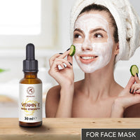 AROMATIKA trust the power of nature High Strength Pure Vitamin E 30 ml - Vitamin E Drops - Natural - Cosmetic Base - Vitamin E for Skin Care - for Face - Skin - Hair - Nails - Lips - Beauty