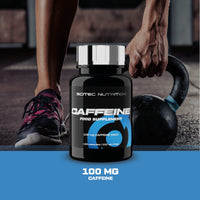 Scitec Nutrition Caffeine – 100 mg Pure Caffeine – for Precision Energy Boost – High-Dose Solution for Mental and Physical Performance, 100 Capsules