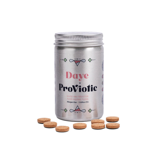Daye ProViotics, 30 Organic, Vegan Oral Probiotics for Women, Support Healthy Microbiome, 5 Billion Live Cells, Allergen Friendly Probiotic, Organic Ingredients, Capsule Free Supplements
