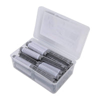 TMISHION Hair Perm Kit, 20pcs Rods Large Kit for Women, 20pcs Fluffy Hair Perm Rods with Clips for Soft and Plump Curls, Hairdressing Tool Kit Fluffy Roller Curler Hairdressing Styling Tool (Grey)