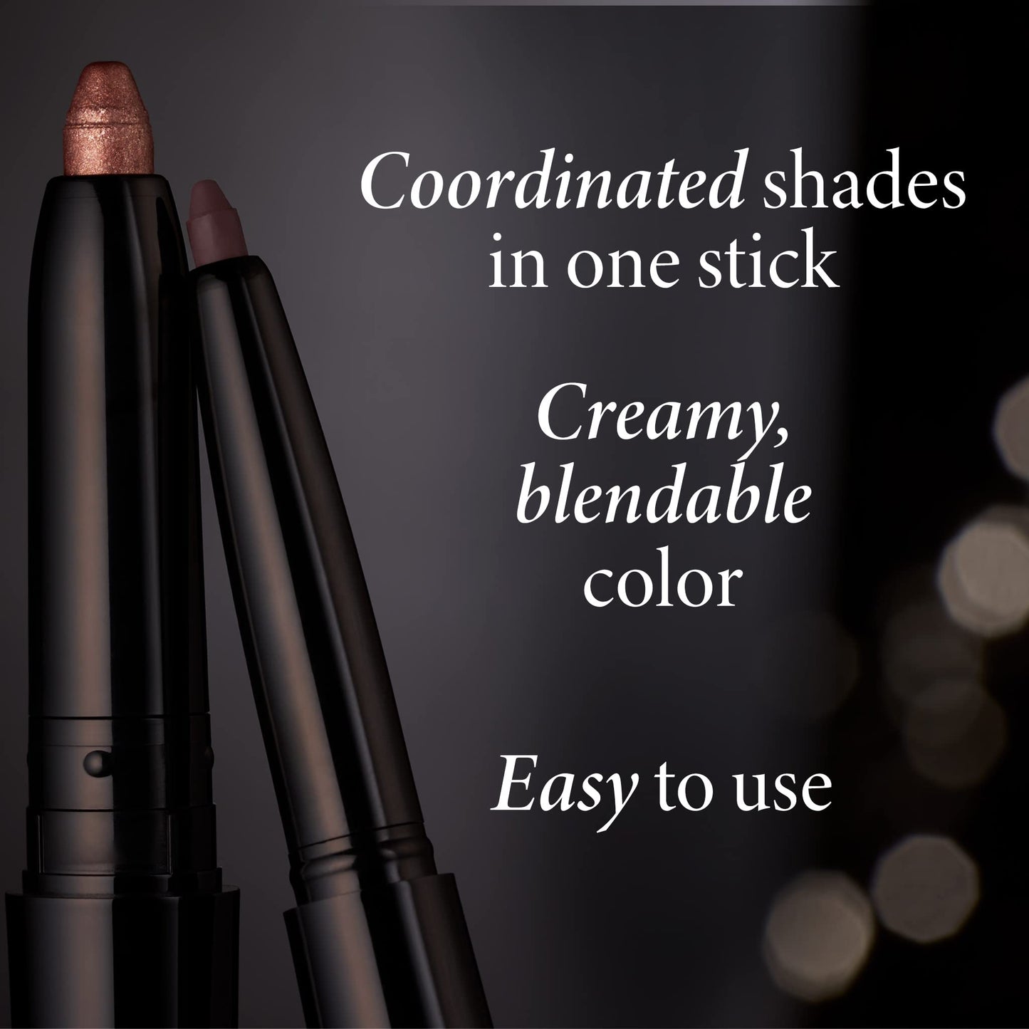 Laura Geller Beauty LAURA GELLER NEW YORK Swipe-n-Line Dual-Ended Eyeshadow + Eyeliner (Onyx/Champagne)
