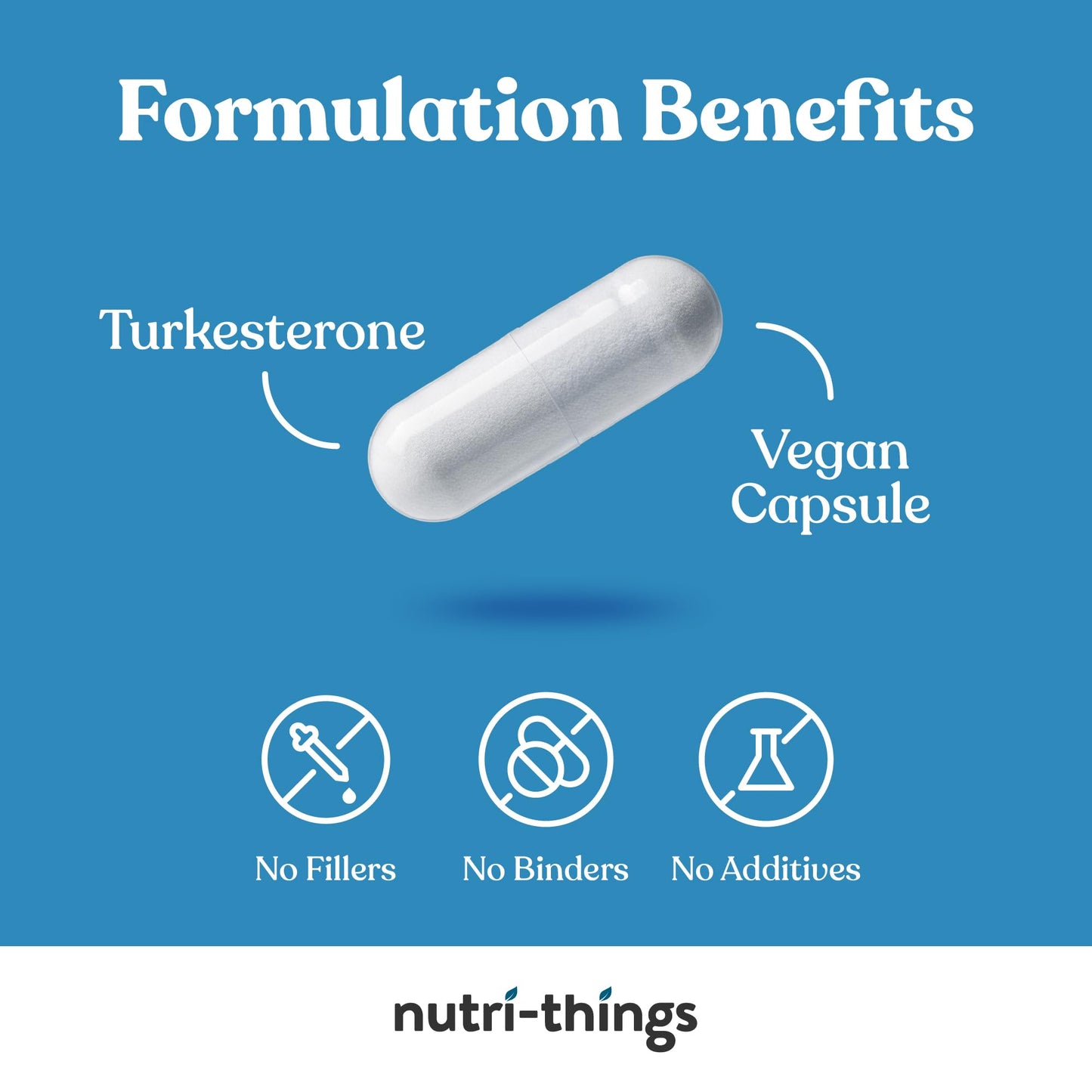 Nutri-things Turkesterone Capsules | Muscle Recovery and Muscle Growth Supplement | Max Strength 1000mg Per Serving | 120 Capsules