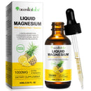 IWKDIJ Magnesium Glycinate Supplement,Natural Magnesium Drops,Taurate,Cellulose Fiber for Cortisol,Sleep, Stress,Muscle,Brain Nerve Health-Sugar Free