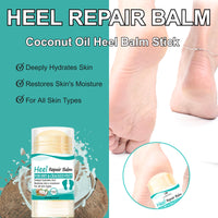 TBeautfave 3PCS Heel Repair Balm - Coconut Oil Heel Balm Stick,Cracked Heel Repair Cream,Dry Skin Remover Feet, Foot Balm for Dry & Cracked,Deeply Hydrates Skin,Restores Skin Moisture,Foot Care