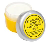 Honey Nourishing Hand Cream 100g by Elegance Natural Skin Care Repair & Restore Dry Chapped Hands Handcream