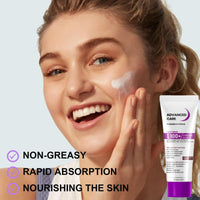 Spf 100+ Sunscreen, Sun Cream For Face & Body, High-Factor Sunblock Waterproof For Women & Girls, Non-Greasy & Lightweight Formula With Soothing Care, Repairs Sun Damage