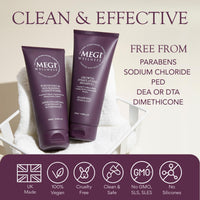 MEGI Wellness Hair Growth Shampoo for Thinning Hair 200ml – DHT Blocker for Women & Men – Caffeine, Biotin & AnaGain™ – Minoxidil Alternative for Hair Growth – Sulphate-Free, Colour Safe, Vegan