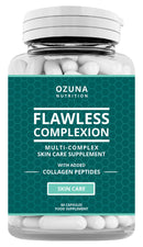 OZUNA NUTRITION Flawless Clear Skin Supplement - Glowing Complexion | Multi-Complex Capsules with Collagen Peptides | for Women & Men | One Month Supply