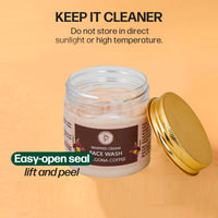 AATMANA Face Wash Dalgona Coffee | Hydrating Face Wash for Sensitive Skin, Removes Makeup & Gently Cleanses Without Over Drying -100 Grams