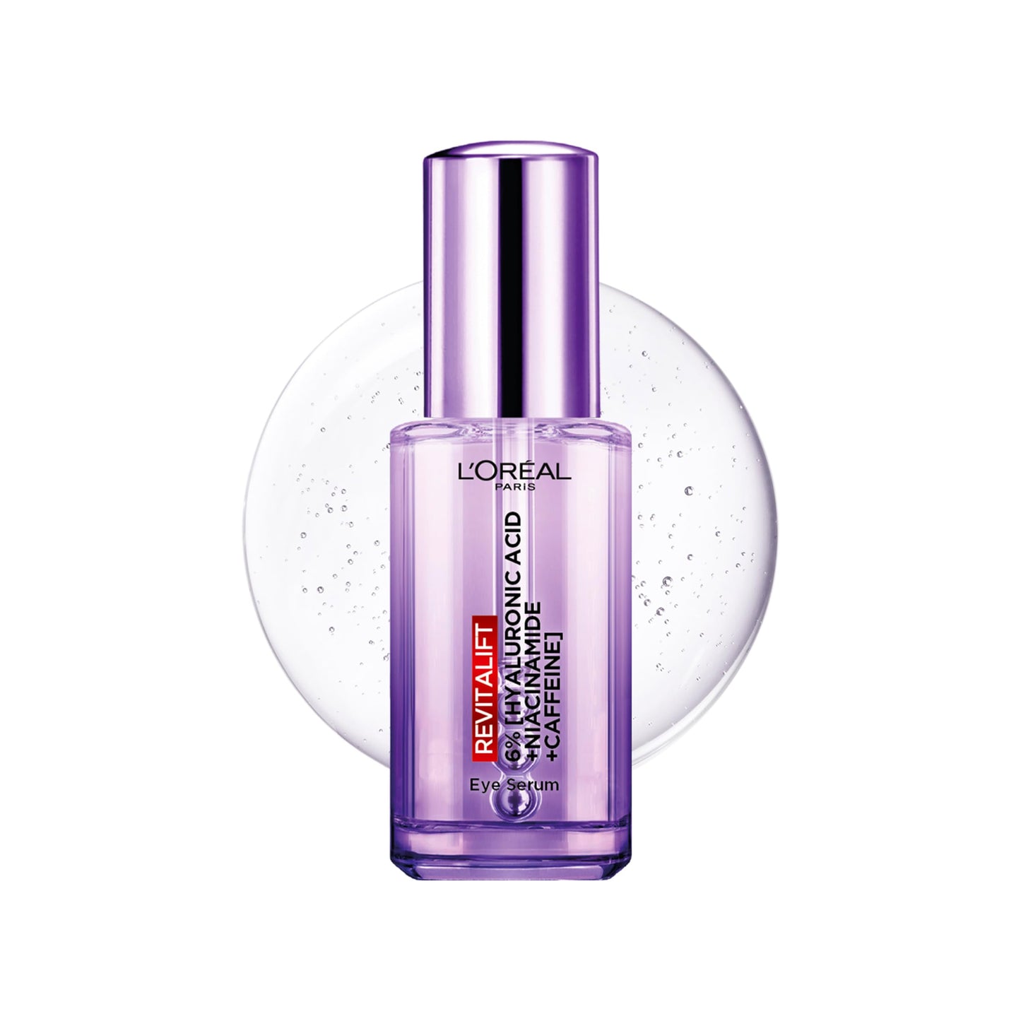 L'Oreal Paris L'Oréal Paris Hyaluronic Acid + Caffine Eye Serum, Revitalift Filler, 20ml
