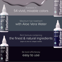 Kiss Tintation Semi Permanent Hair Colour With Argan Oil, Aloe Vera - Clear T001