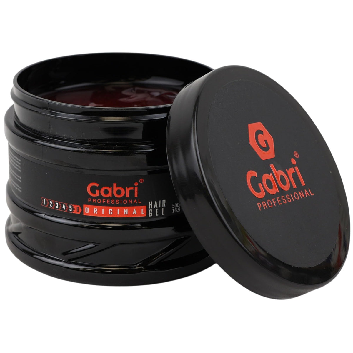 G Gabri Gabri Professional Hair Gel Original 500 ml, Ultra Strong Hold Hair Styling Gels, High Gloss, Anti-Frizz Effect, Edge Control, For All Hair Types