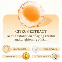 EliiSkinn 2PCS Orange Exfoliating Gel - Deep Cleansing Scrub for Face & Body, Gentle Radiant Skin Exfoliator with Natural Orange Bubble Formula