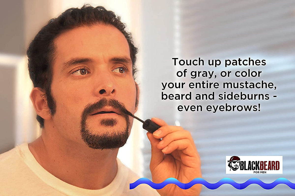 BLACKBEARD Blackbeard for Men - temporary brush on colour 12ml (0.40oz) (Brown Auburn)