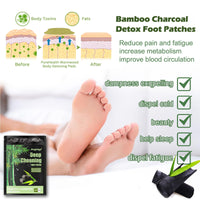 Angivlga Detox Foot Patches, 20 Pcs Deep Cleansing Detox Foot Pads to Remove Deep Cleansing Toxins with Bamboos and Ginger Powder for Stress Relief, Deep Sleep&Enhance Blood Circulation for Sleep Aid
