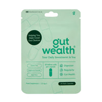 Gut Wealth Daily Postbiotic Capsules for Gut Health Support, 4 Week Pack