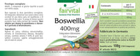 Fairvital | Boswellia Frankincense 400mg - 120 Tablets - Vegan - 65% boswellic acids