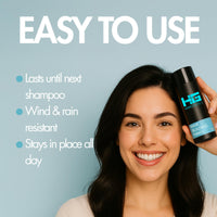 Hair Genetics Hair Fibres for Hair Loss Cover Thin Hair & Bald Spots- Hair Fibre for Thick Hairs- Fibers for Men and Women for Hair Loss (Black 22g)