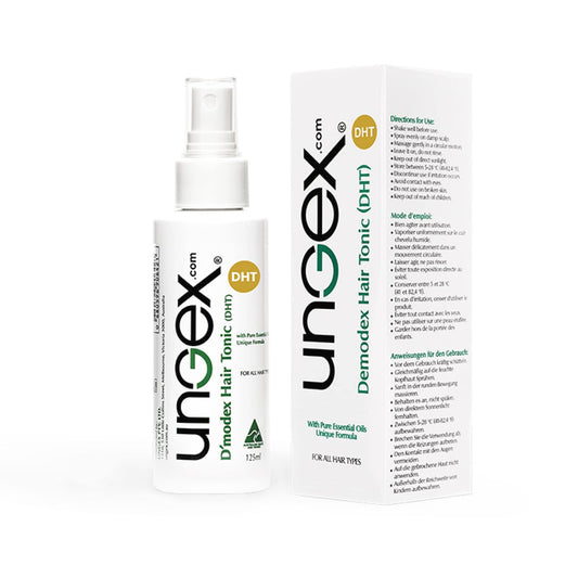 UNGEX.COM Herbal Tonic for Hair Treatment | Ideal Use for Human Scalp | Safe Demodex Treatment and Hair Loss Caused by Demodex Folliculorum | Treat Scalp Demodicosis | Ungex DHT
