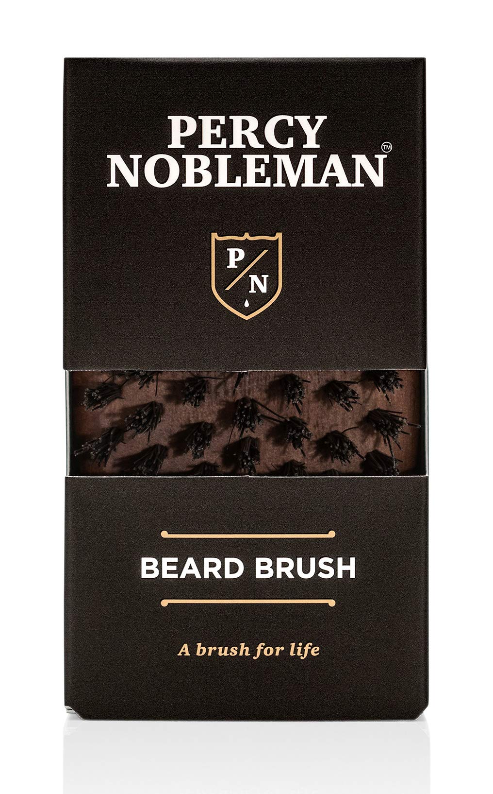 Percy Nobleman Vegan Beard Brush, Men's Brush, Pack of One