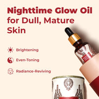 iYURA Manjish Glow Night Time Face Elixir | Moisturising Face Oil | For Dewy and Clear Looking Skin | With Manjistha & Lemon | 30ml