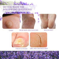 MADGININE 6 Pairs Lavender Foot Mask Socks Sets,Foot Peel Mask for Hard Skin,Exfoliating Foot Peel Mask,Foot Peel Mask,Feet Peeling Mask,(Suitable for Cracked Heels,Dead Skin and Dry Skin)