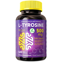 NGU Next Gen U L Tyrosine - 500 mg, 120 Vegan Capsules - Health Dietary and Food Supplement - Mood Support for Adults, Women and Men - Helps Support Healthy Brain Functions - by NextGenU