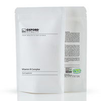 Ov OXFORD VITALITY Vitamin B Complex Tablets - Full Spectrum One a Day B Vitamin Supplements - Vitamins B1, B2, B3, B5, B6, B12, D-Biotin, inositol and Folic Acid by Oxford Vitality