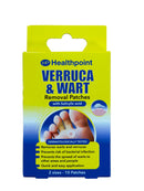 Healthpoint Verruca and Wart Removal Patches, 10 Patches in 2 Sizes, Dermatologically Tested, Prevents Risk of Bacterial Infection, for Hands and Feet, Prevents The Spread of Warts