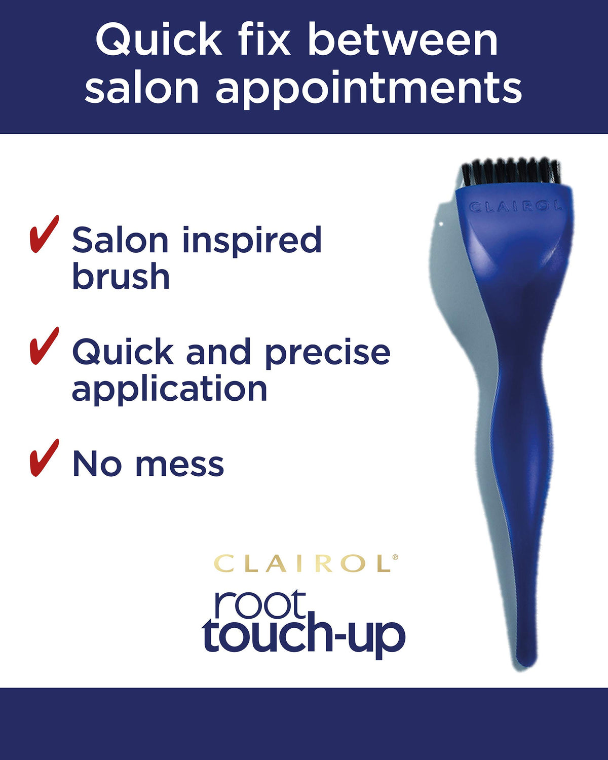 Clairol Root Touch-Up Permanent Hair Dye, 4 Dark Brown