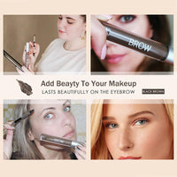 MEITREND Eyebrow Dye Tint Brow Pomade,Eyebrow Tint Kit With Strong Pigment Thin Texture Smudge-Proof Sweat Resistant Tinted Makeup Brow Pen Waterproof Long Lasting Brow Setter With Brush (AUBURN)
