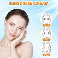 Generic Tinted Sunscreen for Face, Protector Solar SPF 50, Tinted Sunscreen, Hydrating Sun Essence Face Sunscreen, No Sticky, Waterproof, Travel Size Sunscreen, Against UVA and UVB (1pc).