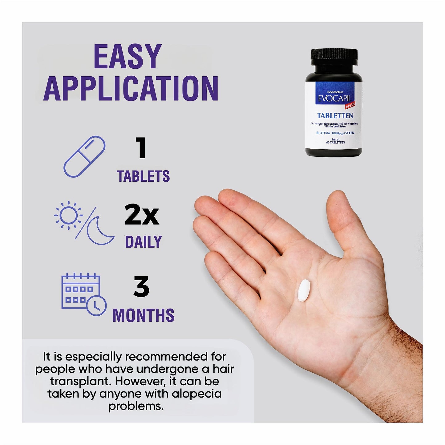 evocapil Evocapil Plus After Hair Intensive Transplant Reinforced Formula (60 Capsule)