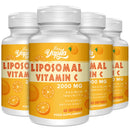 Yapila Liposomal Vitamin C Capsules 2000mg (4 Pack), Maximum Absorption, High dose VIT C, Ascorbic Acid, Antioxidant Supplement, Soy-Free, Non-GMO