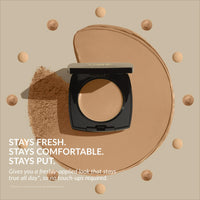 Avon True Flawless Cream To Powder Compact 3-in-1 Concealer, Foundation & Powder Natural Beige - True Blue IQ Colour Technology