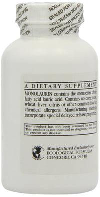 Ecological Formulas Monolaurin 600mg - 90 Capsules