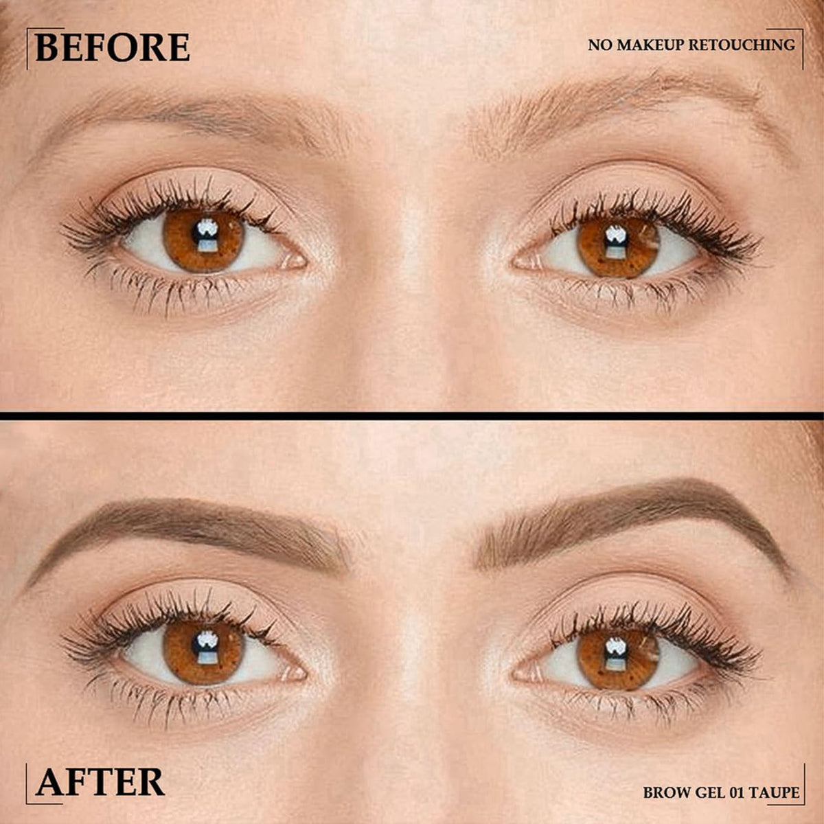 YKKYK Eyebrow Gel Waterproof Formula Creamy Gel Brow Gel, Volumizing, Buildable, Long-Wear Formula for Brow Colour and Structure Non-Sticky, Smudge-Proof and Non-Flaking Instant Brow Styler (#Cool Blonde)